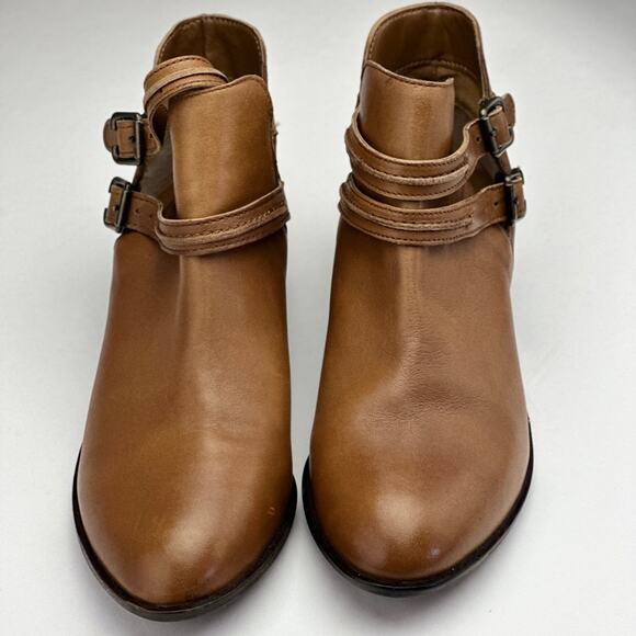 Diba brown leather bootie size 7.5 style Love Bug - Picture 2 of 6